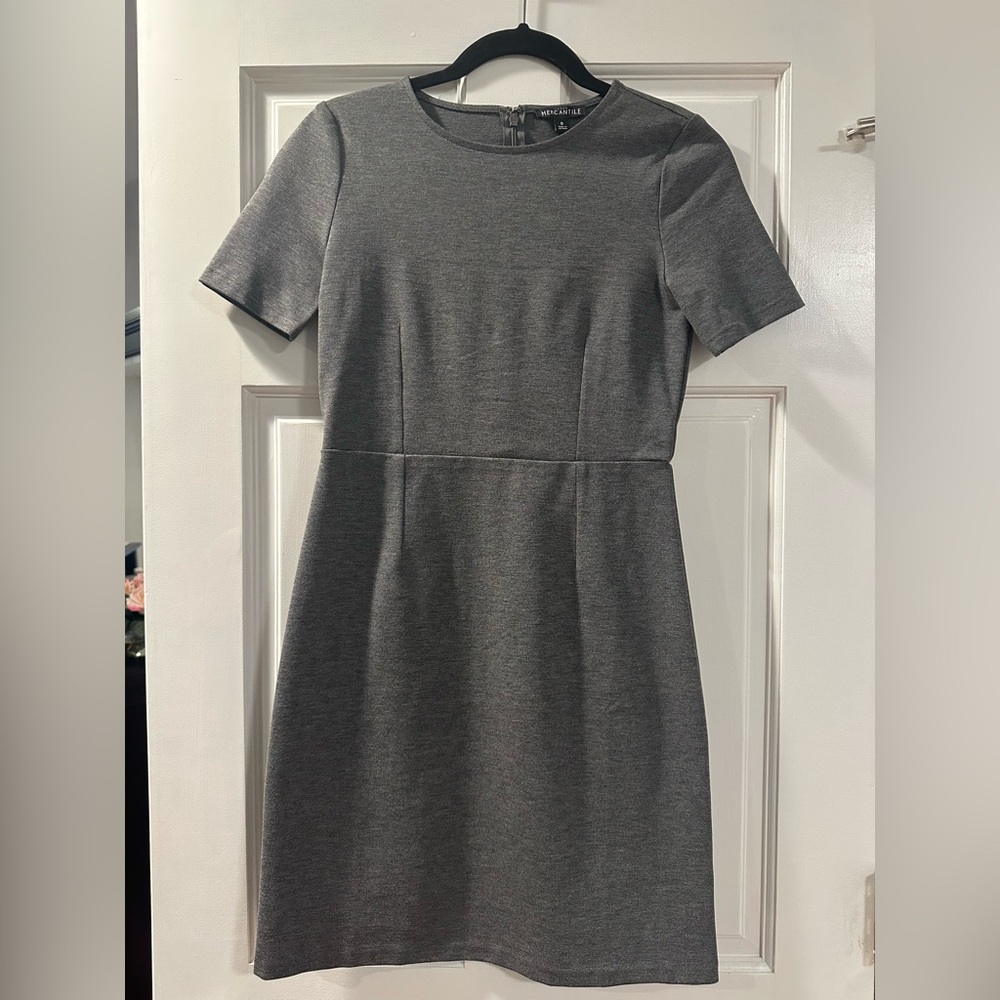 Elegant Gray Women's Dress